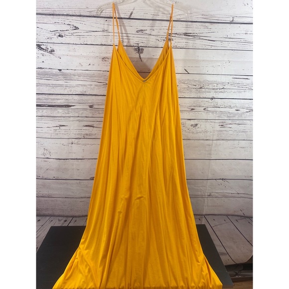 (2 time)🌟HOST PICK🌟 MUSTARD Drape Harem Maxi Dress 💛 - Picture 2 of 6